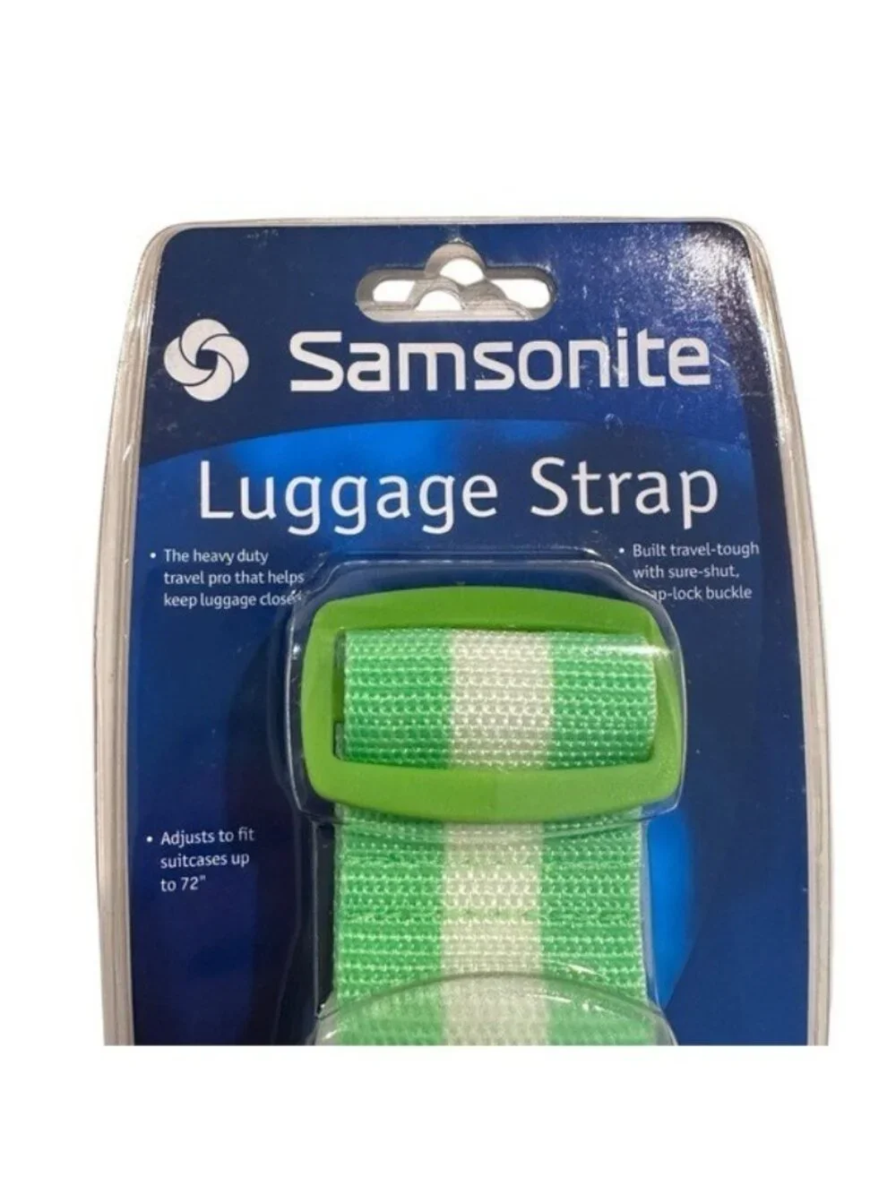 Samsonite Luggage Strap Neon Green Fits up to 72